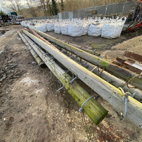 Telegraph Poles - Full Lengths - Reclaimed Brick Company