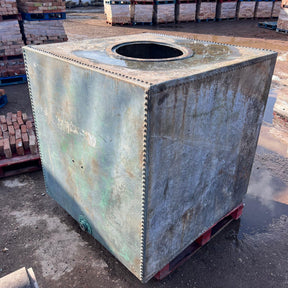 Victorian Galvanised Water Tank / Large Plant Pot - Reclaimed Brick Company