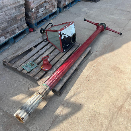 Vintage Cast Iron Red Light Lamp Post - Reclaimed Brick Company