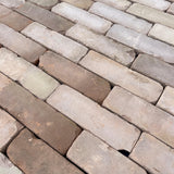 White Brick Slip / Tile - Cut From Real Reclaimed Bricks - Reclaimed Brick Company